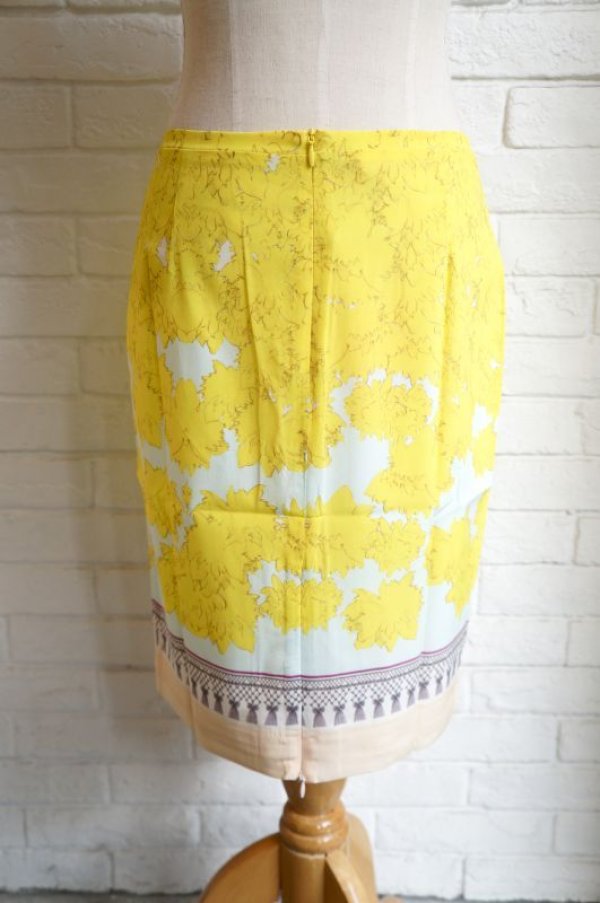 画像2: MIRIAM OCARIZ  スカート YELLOW WALL PAPER (2)