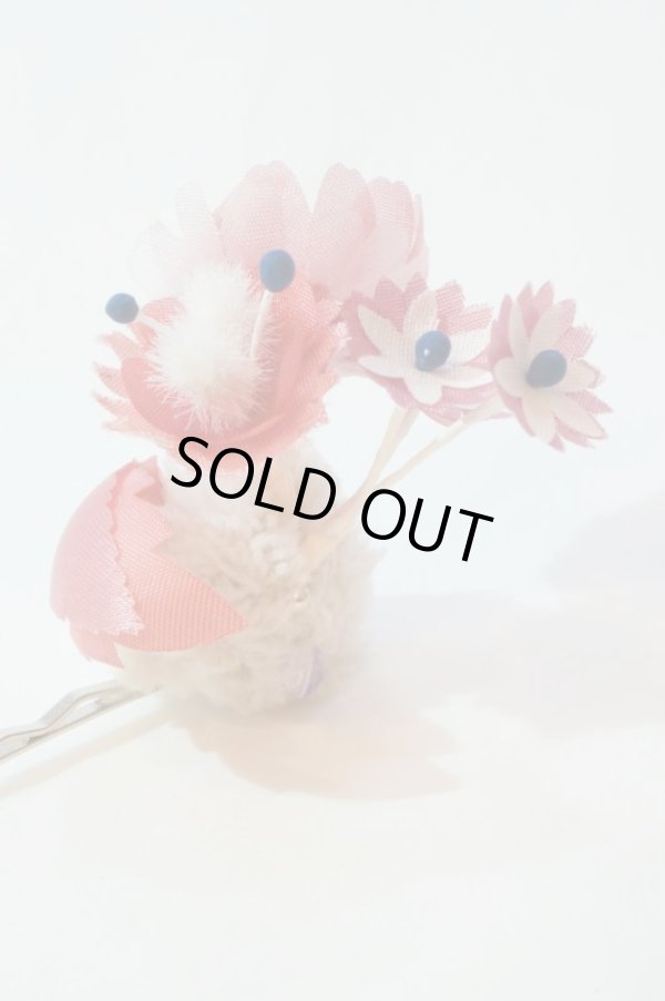 画像3: SOWA　「wonder flower hair pins」 WINE (3)