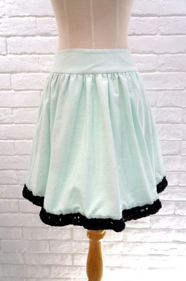 画像1: DAYDREAM NATION　mint skirt (1)