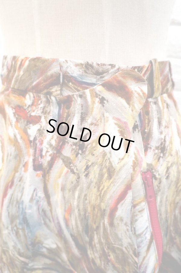 画像6: HUIHUI WRAP SKIRT wave (6)