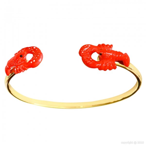 画像1: NACH Lobster Face To Face bracelet (1)