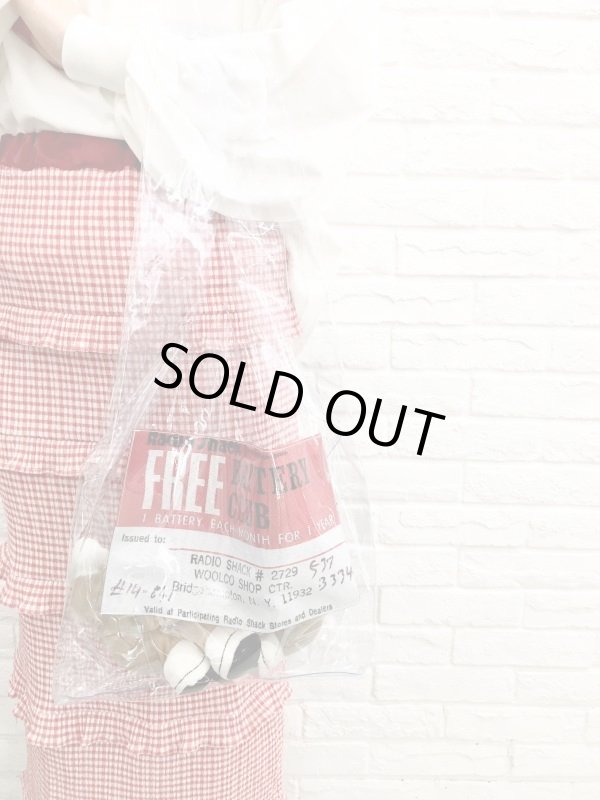 画像2: NON TOKYO (ノントーキョー) ビニールジャガードバッグ RED (2)