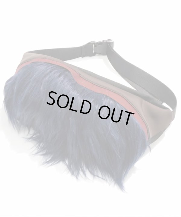 画像2: NON TOKYO (ノン トーキョー） MONSTER WAIST BAG NAV x BRN (2)