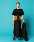 画像1: NON TOKYO (ノン トーキョー）GIMMICK MOUNTAIN SKIRT BLACK×MUSTARD×SILVER (1)