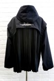 画像5: NON TOKYO (ノン トーキョー） 2WAY BACK PLEATS MOUNTAIN PARKA / BLACK (5)