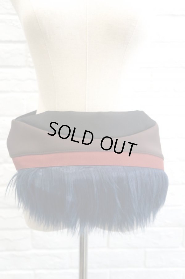 画像3: NON TOKYO (ノン トーキョー） MONSTER WAIST BAG NAV x BRN (3)