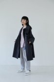 画像1: youmolaugh トレンチポンチョコート　navy (1)