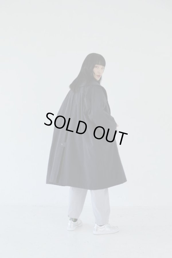 画像10: youmolaugh トレンチポンチョコート　navy (10)