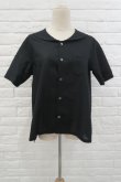 画像1: sowa  (ソーワ) sailor blouse black vintage button (1)