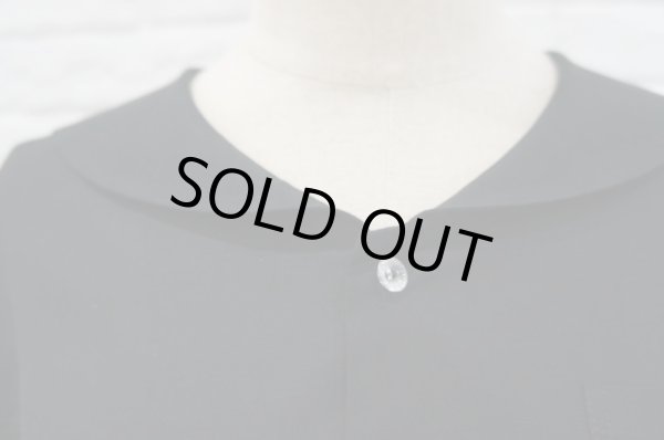 画像8: sowa  (ソーワ) sailor blouse black アクリルボタン (8)