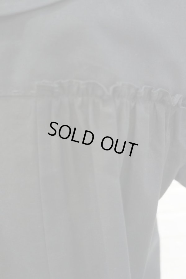 画像6: sowa  (ソーワ) sailor blouse black アクリルボタン (6)