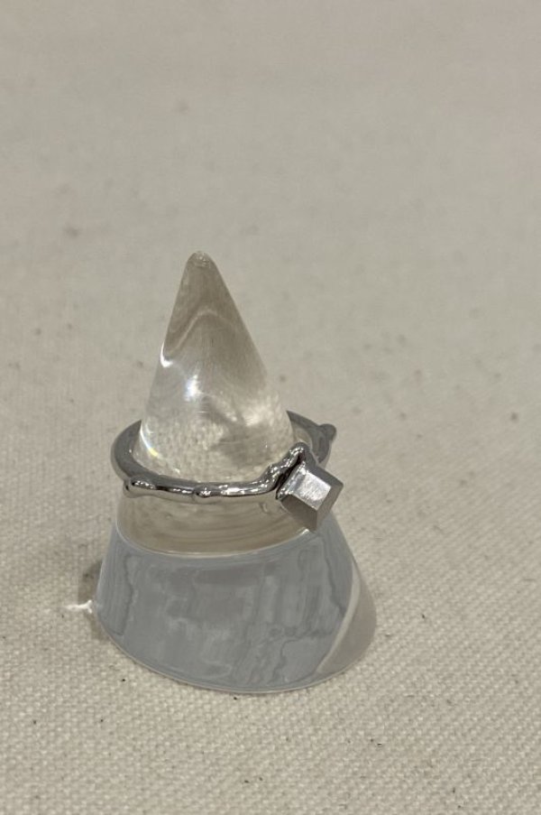 画像3: nyui　メルティリング　まる　しかく　シルバー (3)