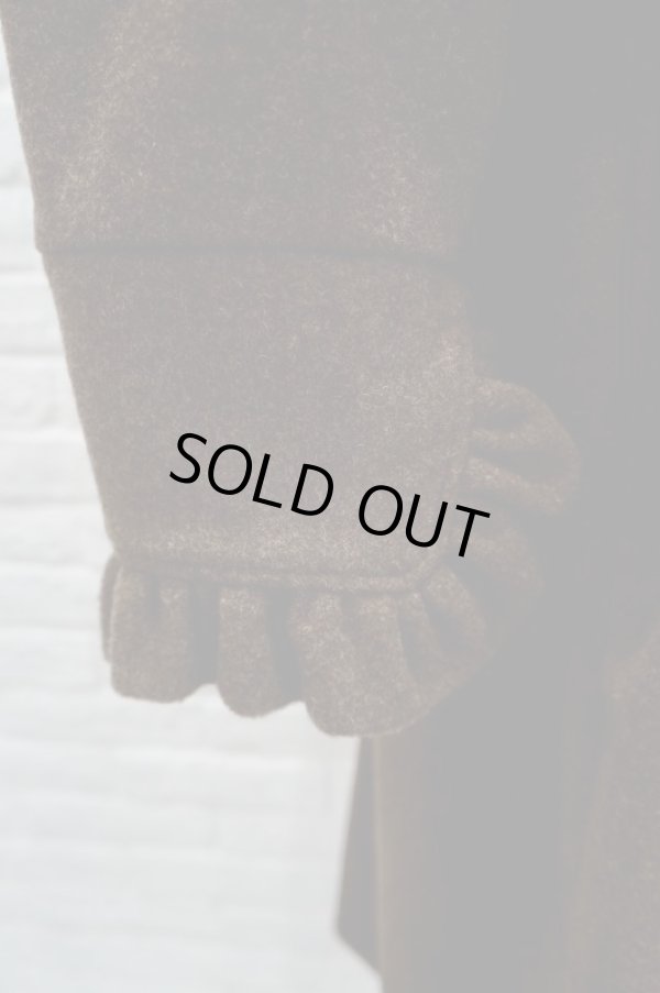 画像6: DECO depuis 1985 (デコ ドゥピュイイチキューハチゴー) assymetry frill coat brown (6)