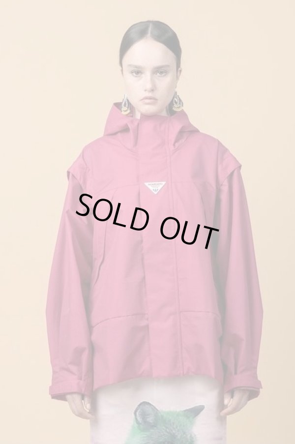画像1: NON TOKYO  2WAY BACK PLEATS MOUNTAIN PARKA pink (1)