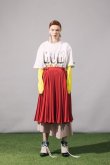画像1: NON TOKYO LAYERED PLEATS SKIRT red (1)