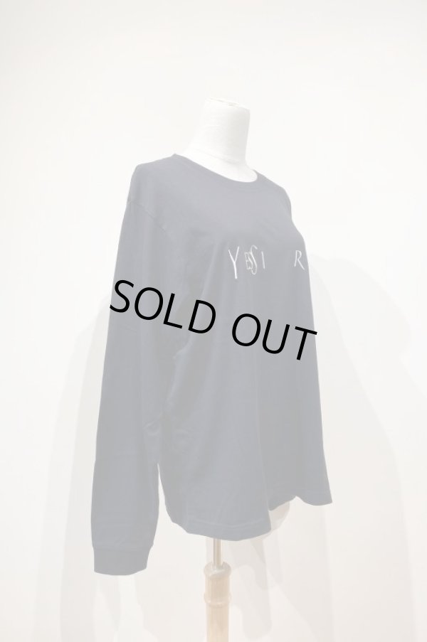 画像2: STOF Life is Humor Long Tee YES SIR  BLACK (2)