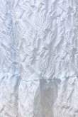 画像4: LOKITHO BOTANICAL EMBOSS SKIRT BLUE (ギャラハモオリジナル） (4)