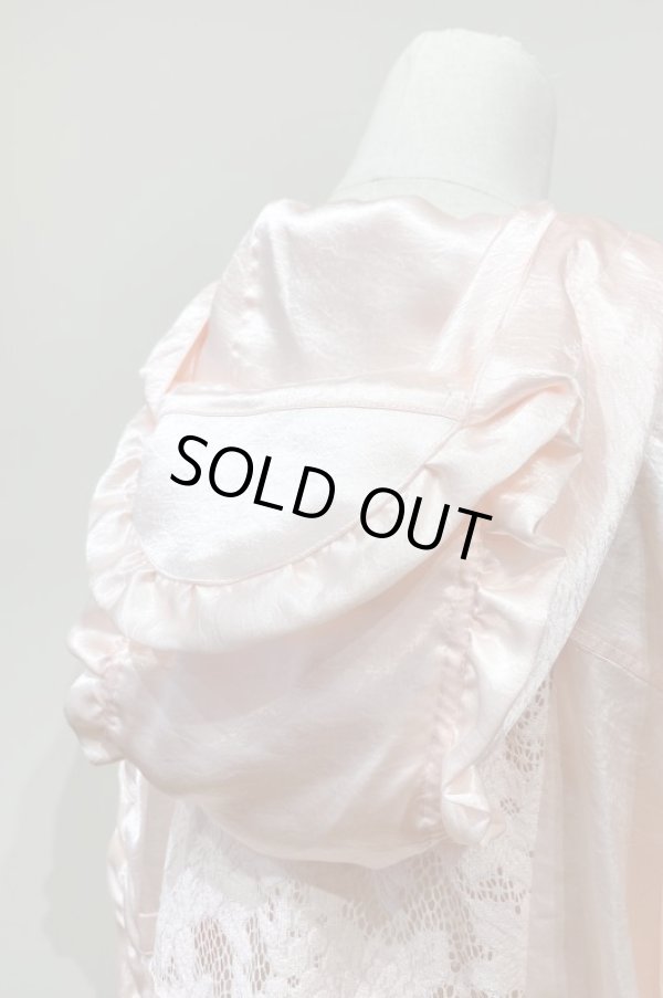 画像5: DECO depuis 1985 LACE TOWEL ARMY JACKET pink (5)