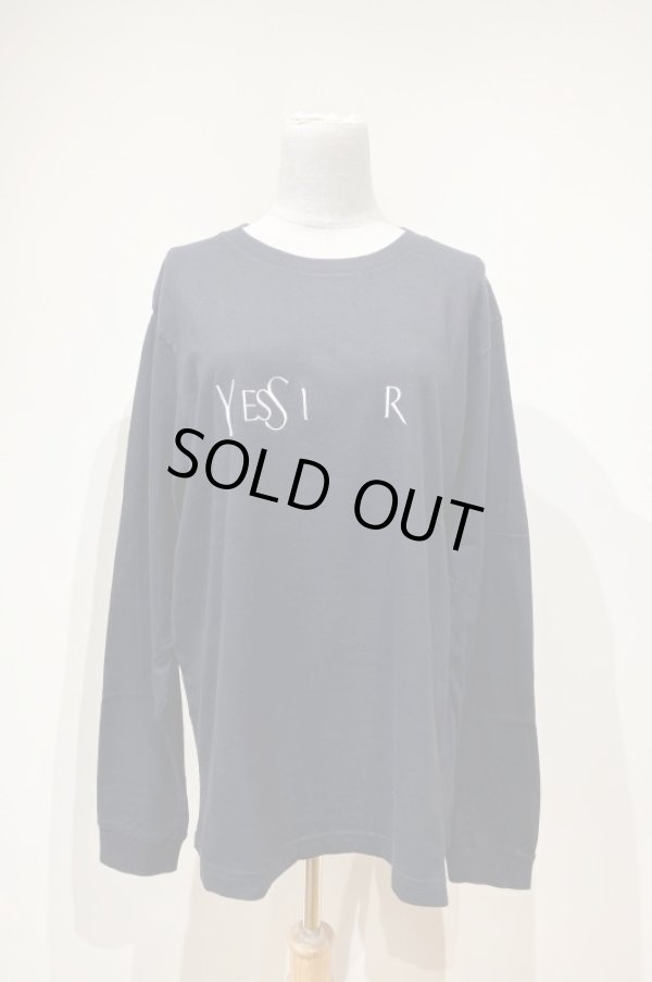 画像3: STOF Life is Humor Long Tee YES SIR  BLACK (3)