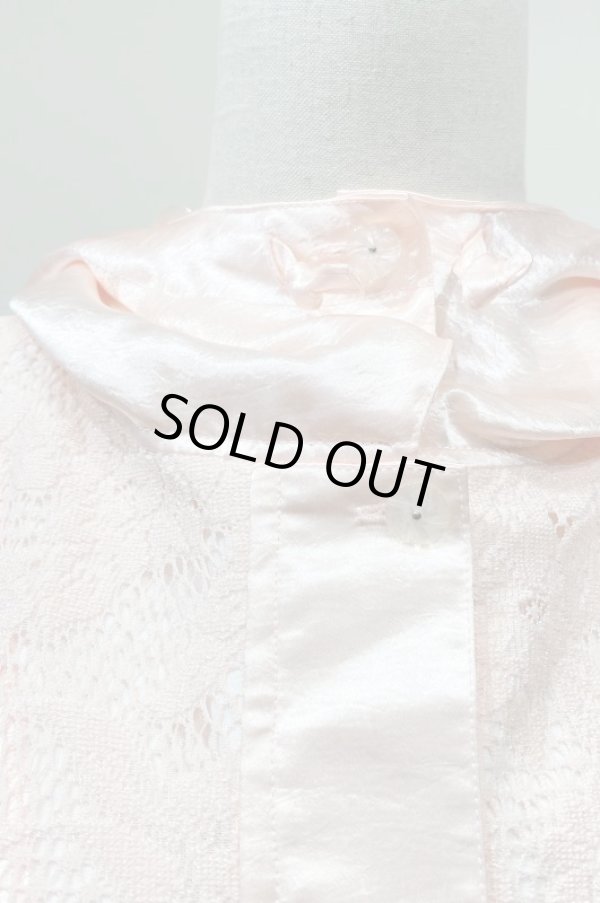 画像6: DECO depuis 1985 LACE TOWEL ARMY JACKET pink (6)