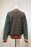 画像7: HENRIK VIBSKOV Stamp Knit Roundneck Brown Earth Pixels sizeS (7)