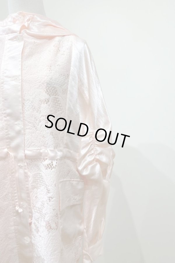 画像4: DECO depuis 1985 LACE TOWEL ARMY JACKET pink (4)