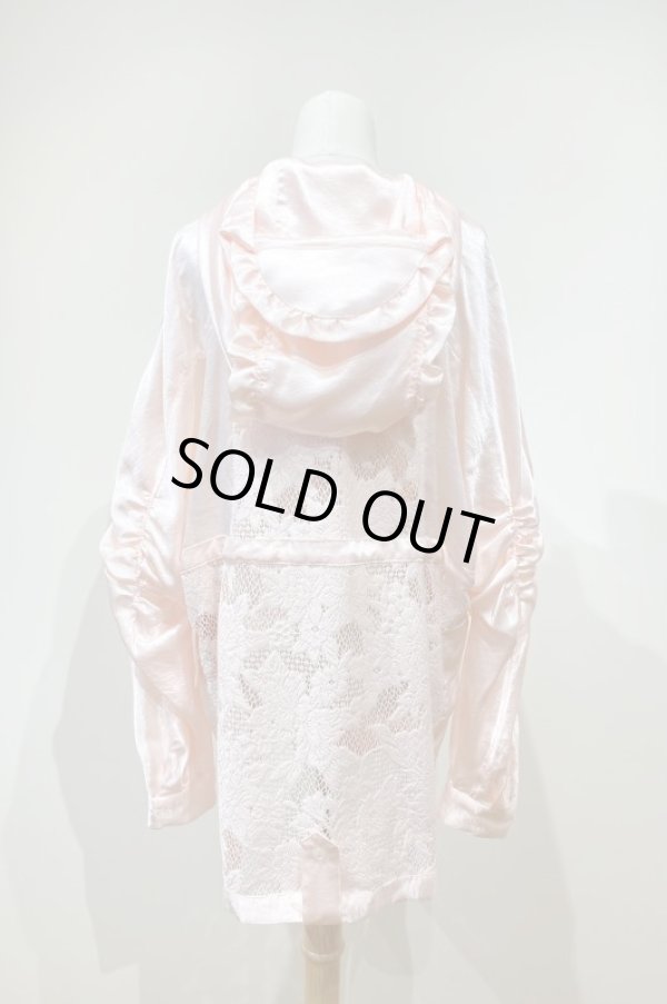 画像3: DECO depuis 1985 LACE TOWEL ARMY JACKET pink (3)