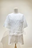 画像2: YuumiARIA EMBROIDERY FRILL T-SHIRTS white white (2)