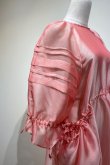 画像7: SIIILON Faint memory dress shiny pink (7)