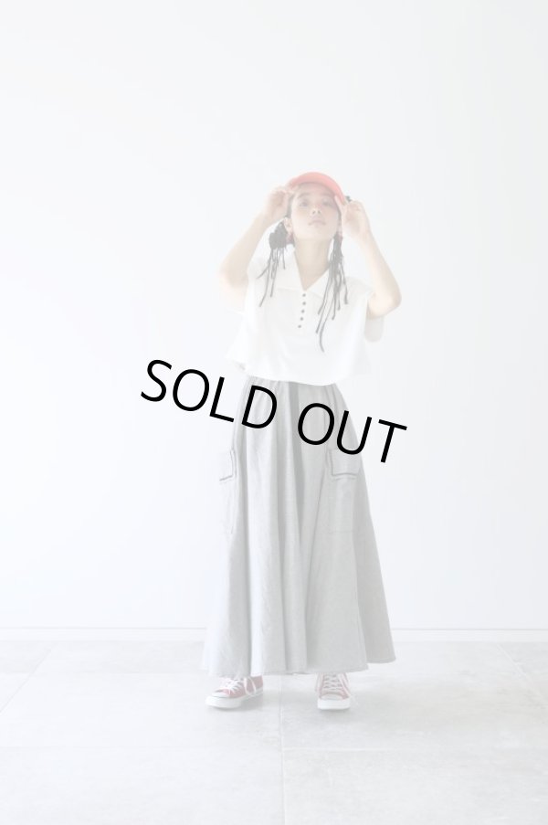 画像5: youmolaugh (ユーモラフ）ミニポロ プルオーバー　white (5)