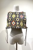 画像1: YuumiARIA  ORIGINAL PRINT VEST 　BROWN (1)