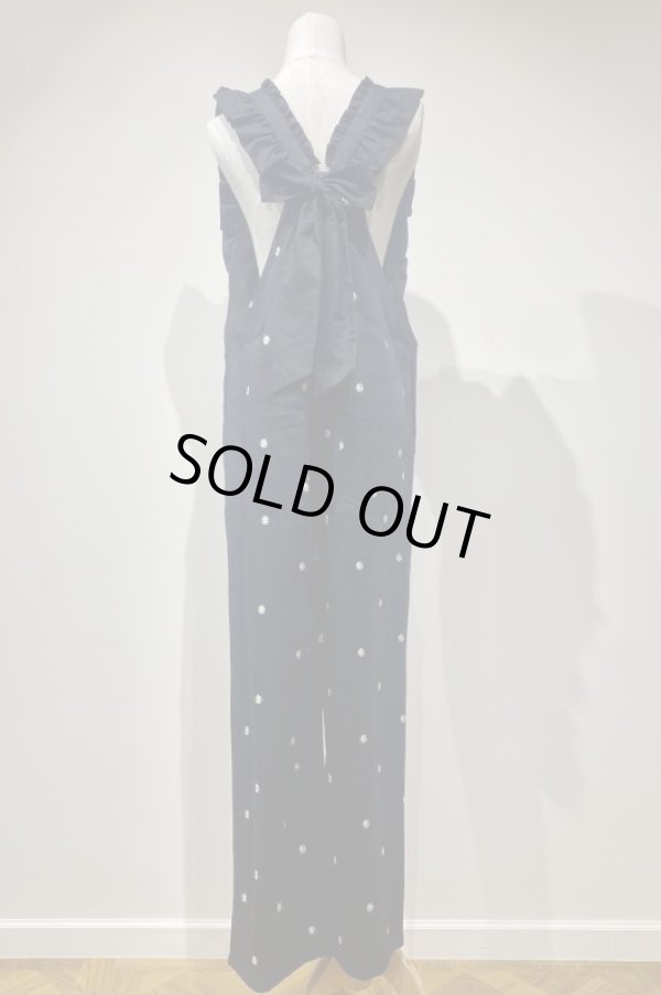 画像3:  sowa  (ソーワ)  chamomile salopette  black (3)