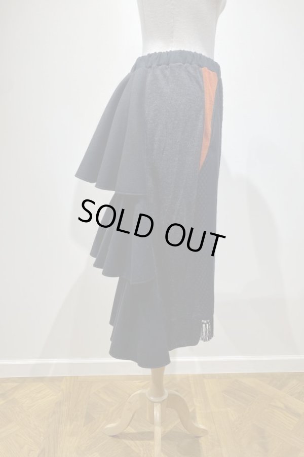 画像2: stof Folklore mix skirt  (2)