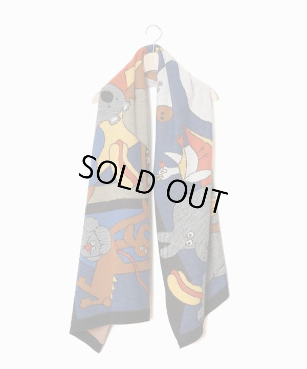 画像2: STORAMA Guernica Knit Stole (2)