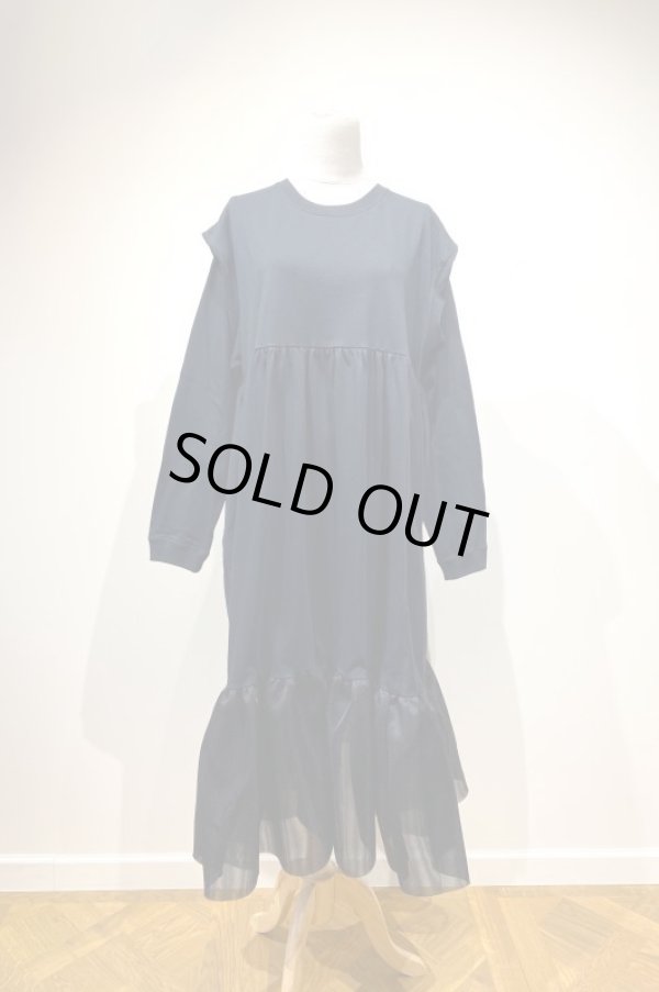 画像1: YuumiARIA  LONG SLEEVE DRESS black (1)