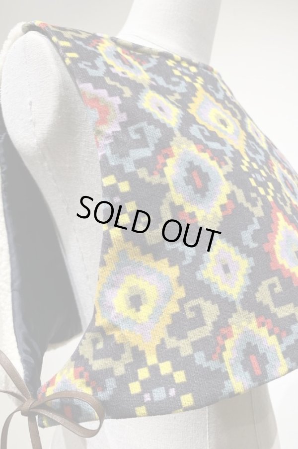 画像3: YuumiARIA  ORIGINAL PRINT VEST 　BROWN (3)