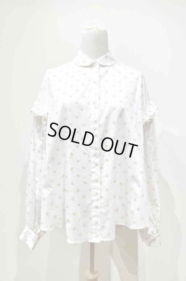 画像1: SOWA tea blouse yellow (1)