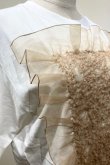 画像5: YuumiARIA EMBROIDERY FRILL T-SHIRTS white beige (5)