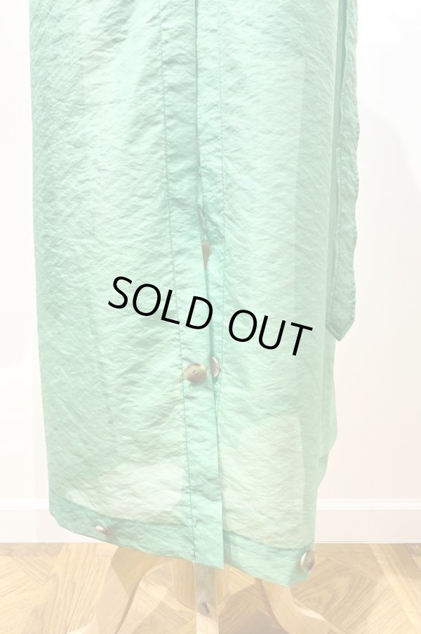 画像5: yuumi ARIA SHEAR TRENCH COAT green (5)