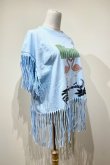 画像2: NON TOKYO FRINGE PRINT TOP  (2)