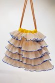 画像1: NONTOKYO  PLEATS FRILL BAG beige (1)