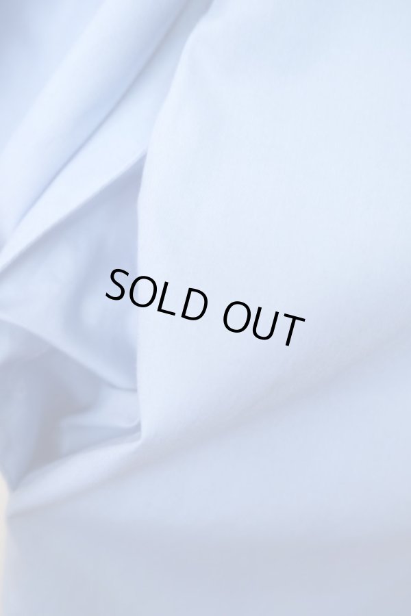 画像5: youmolaugh ギャザーネックNight シャツ blue (5)