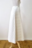 画像2: LOKITHO QUILT SKIRT white (2)