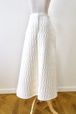 画像3: LOKITHO QUILT SKIRT white (3)