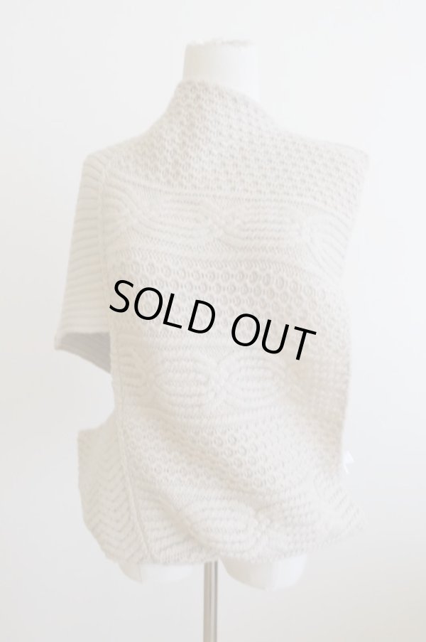 画像6: DECO depuis 1985 3WAY KNIT VEST  beige (6)