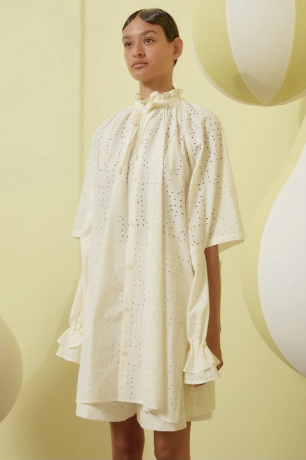 画像9: HENRIK VIBSKOV VOID FILLER BLOUSE ecru (9)