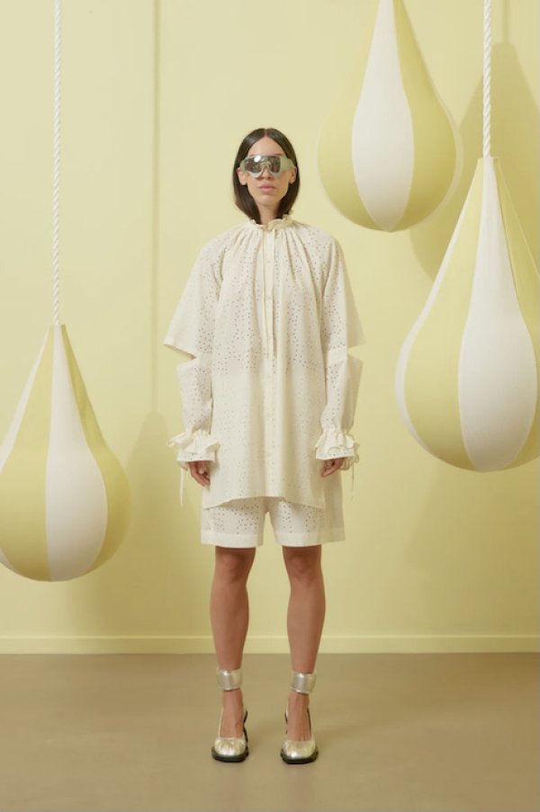 画像8: HENRIK VIBSKOV VOID FILLER BLOUSE ecru (8)