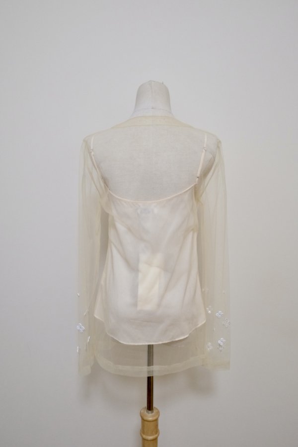 画像3: RIV NOBUHIKO (リブ ノブヒコ）ASH EMBROIDERY TOP white (3)