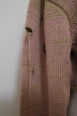 画像7: YuumiAria（ユウミアリア）mix knit cardigan pink (7)