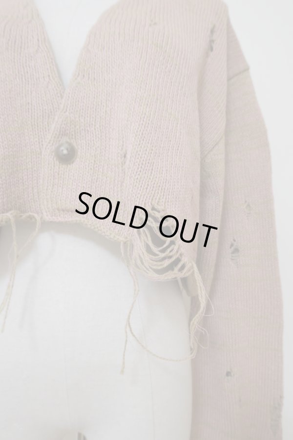 画像5: YuumiAria（ユウミアリア）mix knit cardigan pink (5)